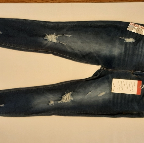 S.O.N.G Denim - High Rise Ripped Skinny Jeans